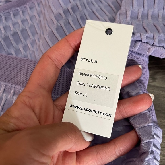 Society Lavender Textured Jacket - Picture 5 of 9